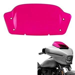 Parabrezza anteriore rosso rosa adatto per Harley Street Glide FLHX 2024-25 - Foto 1 di 11
