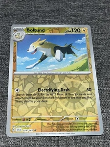 Boltund 059/162 SV05: Temporal Forces Reverse Holo Pokémon Card NM - Picture 1 of 2