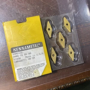 Qty 5 Kennametal VNMG 332 160408 VNMG332 VNMG160408 KC850 Carbide Inserts (E42) - Picture 1 of 3