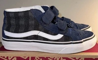 Vans Youth Sk8-Mid Reissu Size 2 UY Navy Graphite VN00018TNVG Foto 1 de 4