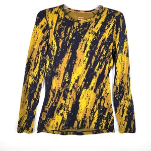 Top donna rompighiaccio 250 vertex lana sedimentaria taglia small giallo invernale freddo - Foto 1 di 6