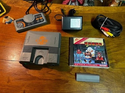 PC ENGINE CORE GRAFX II CONSOLE - AC - AV - CONTROLLER & YOUKAI DOUCHUUKI - Image 1 of 4