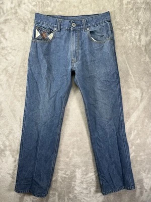 VTG Y2k Red Ape Baggy Jeans 32x32 Embroidered Skater Straight Wide - Image 1 of 4