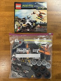 LEGO Agents: 4-Wheeling Pursuit (8969), 100% Complete w/ Instructions