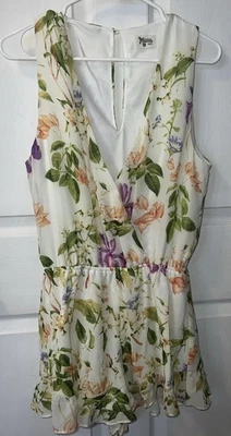 Mameluco Show Me Your Mumu Riri Marfil Estampado Floral Talla Grande Foto 1 de 4