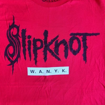 Slipknot We are not your Kind W.A.N.Y.K. Heavy Metal Band Red MD Graphic T-Shirt - Image 1 of 4