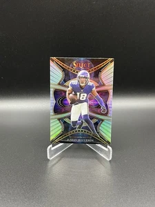 2021 Panini Select JUSTIN JEFFERSON Phenomenon SILVER PRIZM SP Vikings - Bild 1 von 2