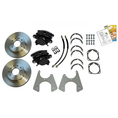 Chevrolet 1955-70 tamaño completo conversión de disco trasero sin freno de estacionamiento rotores estándar Foto 1 de 4