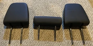2019 - 2025 Chevrolet Silverado Rear Seat Headrest Head Rest Black Leather - Bild 1 von 2
