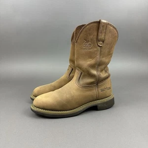 Georgia Boot Farm & Ranch Carbo Tec 7M Men 7 Wellington Mississippi Tan - Picture 1 of 10