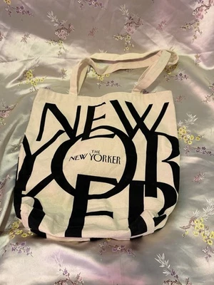New Yorker Magazine  Canvas Tote Bag - Re-useable Shopping or Book Bag - Image 1 of 4