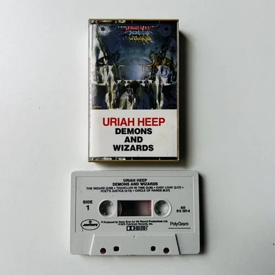 Uriah Heep Demons And Wizards Cassette Mercury Records 812 297-4 - Image 1 of 4