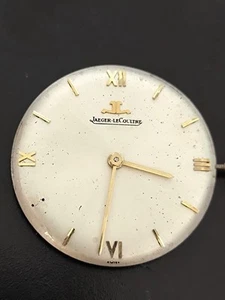 Vintage Jaeger Lecoultre K818/C Watch Movement Working Dial 27.4mm - Imagen 1 de 5