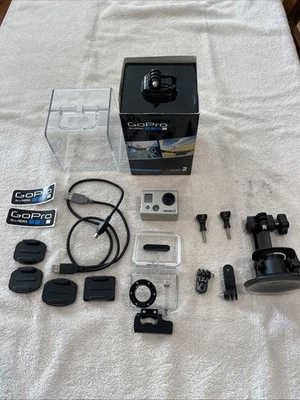 GoPro HERO2 HD Action Camera with Waterproof Housing and Accessories - Image 1 of 4