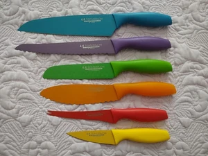 Tomodachi Hamilton Forge farbiges Küchenmesserset mit Abdeckungen 12 Stück - Bild 1 von 4