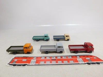 Wiking 1:87 H0 5x Cassone Mercedes MB L 408 271 27 A Molto Buono / Mint #EG765-0 - Immagine 1 di 4