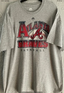 Majestic baseball Atlanta braves T-shirt Sz 2XL - Picture 1 of 5