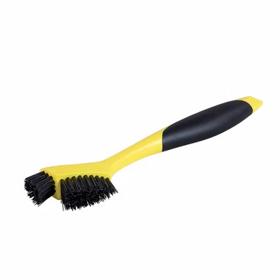 Lodge Corner Groove Cleaning Brush with Two Heads, to Clean Cast Iron Cookware