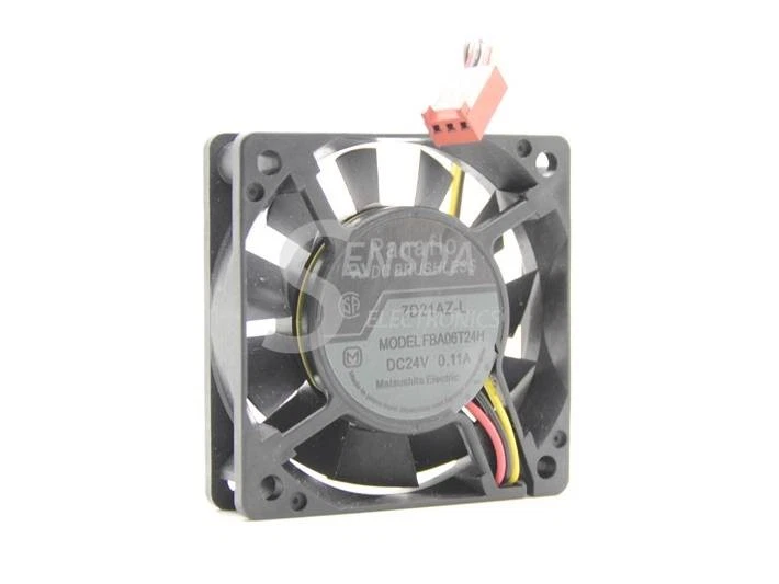 Panaflo FBA06T24H 6015 60mm 6cm DC 24V 0.11A server inverter axial cooling fan - Image 1 of 1