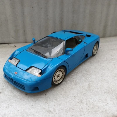 BURAGO 1/18 BUGATTI EB 110 1991 TRES BON ETAT SANS BOITE - Photo 1/2