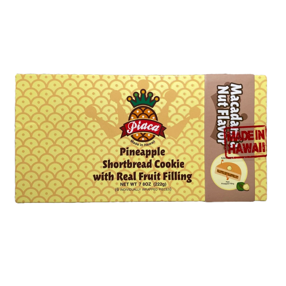 Piaca Pineapple Macadamia Nut Shortbread Cookie - Image 1 of 1