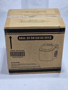 Máquina para hacer hielo de encimera portátil Z5812H negra de alta eficiencia | Nueva en caja - Imagen 1 de 10