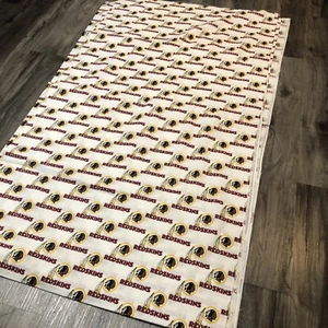 NFL Vtg 1994 WASHINGTON REDSKINS 100% COTTON NFL FABRIC 5.5+ Yards 214" x 58" - Picture 1 of 9
