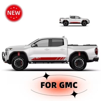 FOR GMC Car Vinyl Decals Graphics,Mountain Sport Pattern Sticker Kit 2 Sides Foto 1 de 4