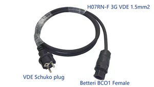 AC-Anschlusskabel Betteri Female Stecker 3 oder 10 Meter - Bild 1 von 3