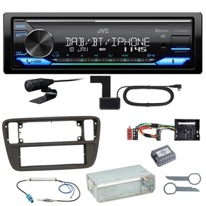 JVC KD-X482DBT Bluetooth DAB USB Einbauset für Up Seat Mii Skoda Citigo - Bild 1 von 1
