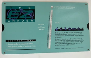 Grading Calculator - E-Z Grader Teacher's Aid Scoring Chart (Original) - Teal  - Picture 1 of 2