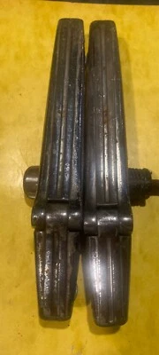 1939 1940 1941 Cadillac Lasalle maletero bisagras sedán original OEM, cromo brillante Foto 1 de 4