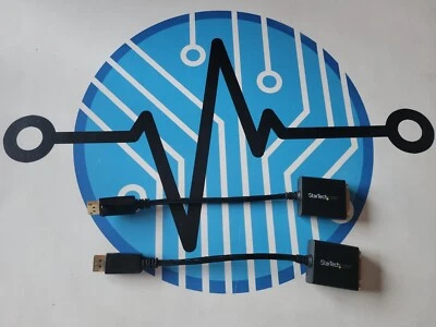 Lote de 2 adaptadores de video DisplayPort a DVI originales OEM StarTech DP2DVI2 Foto 1 de 4