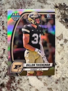 2024 Bowman U Chrom Refraktor 1. Karte Purdue Boilermakers Dillon Thieneman #62 - Bild 1 von 1