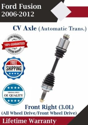 OE Front Right CV Axle For 2006-2009 Ford Fusion 3.0L 4X4/2WD Lifetime Warranty - Image 1 of 4