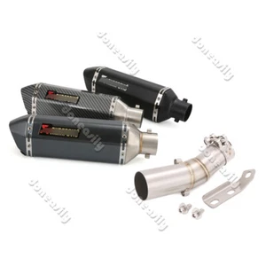 For Kawasaki Ninja ER6N ER650 EX650 2006-2011 Modified Exhaust Tips Muffler Pipe - Picture 1 of 12