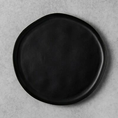 Set of 4 - Hearth and Hand Magnolia - 10" Dinner Plates - Matte Black Stoneware - Image 1 of 2