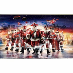 400*180cm Large Christmas Holiday Garage Door Banner Cover Backdrop Decoration - Picture 1 of 2