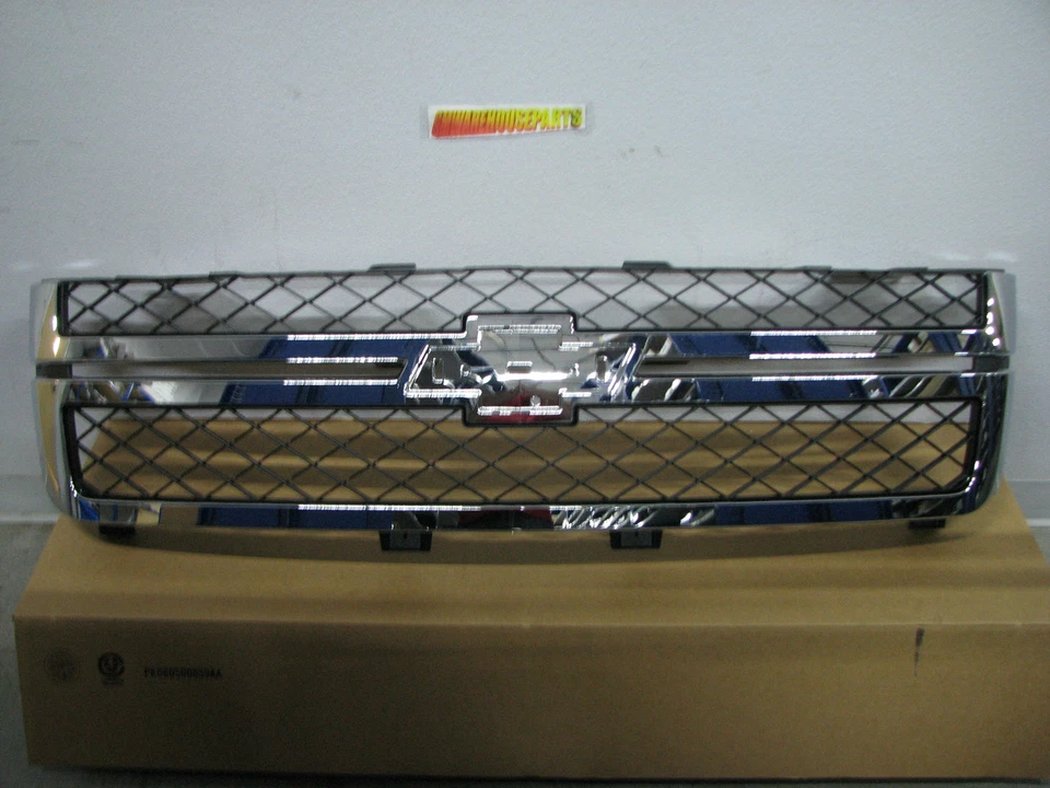 GM OEM 11-14 Silverado 2500 HD Componentes de rejilla-Conjunto de rejilla 20966058 Foto 1 de 3