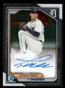 2024 Bowman Chrome TY MADDEN PROSPECT AUTO #CPA-TM - Picture 1 of 2