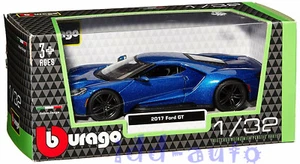 BBURAGO 2017 FORD GT BLU 1/32 MODELLO AUTO PRESSOFUSO 43043 - Foto 1 di 4