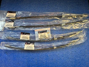 MITSUBISHI LANCER EVOLUTION X FRONT & REAR BRAKE FLEXI HOSES X4 FQ360 FQ300 RS - Picture 1 of 4