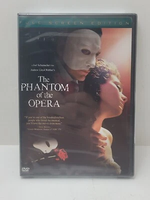 The Phantom Of The Opera DVD 2005 Full Screen Gerard Butler New SEALED - Image 1 of 4
