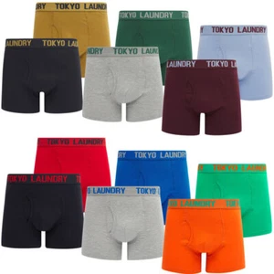 Tokyo Laundry Boxer Shorts Men's 2 Pack Boxers Elastic Underwear Stretch Cotton - Picture 1 of 31