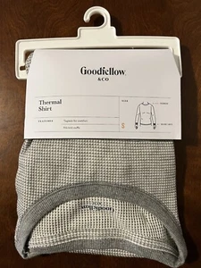 Goodfellow & Co Thermal Tagless Crewneck Shirt Size Small - Gray - Picture 1 of 2