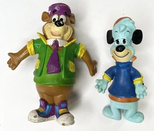 Vtg 1992 Bendable Hanna-Barbera Yogi Bear & Huckleberry Hound figures 4”-5” - Picture 1 of 2