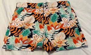 Janie and Jack Palm Paradise Adjustable Waist Shorts Girls Size 10 - Picture 1 of 2