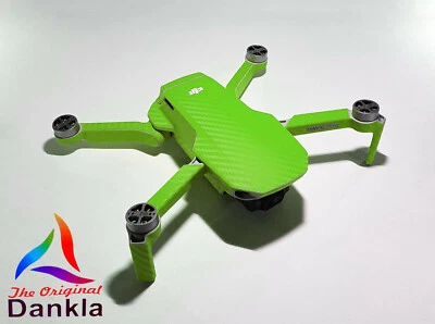 DJI MINI 4K - SKIN - CARBON GRÜN / CARBON GREEN - Decal - Wrap - Folie - Bild 1 von 4