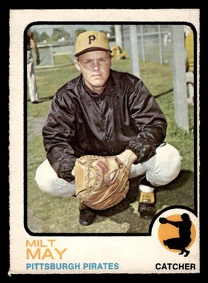 1973 O-Pee-Chee Baseball Milt May #529 Pittsburgh Pirates OPC - Image 1 of 2