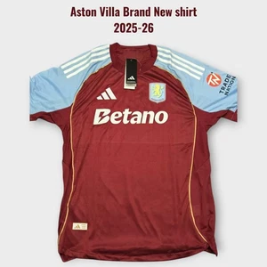 Brand New........Villa Men’s Home Football Shirt 2025-26  Aadidas Adult MEDIUM - Picture 1 of 2